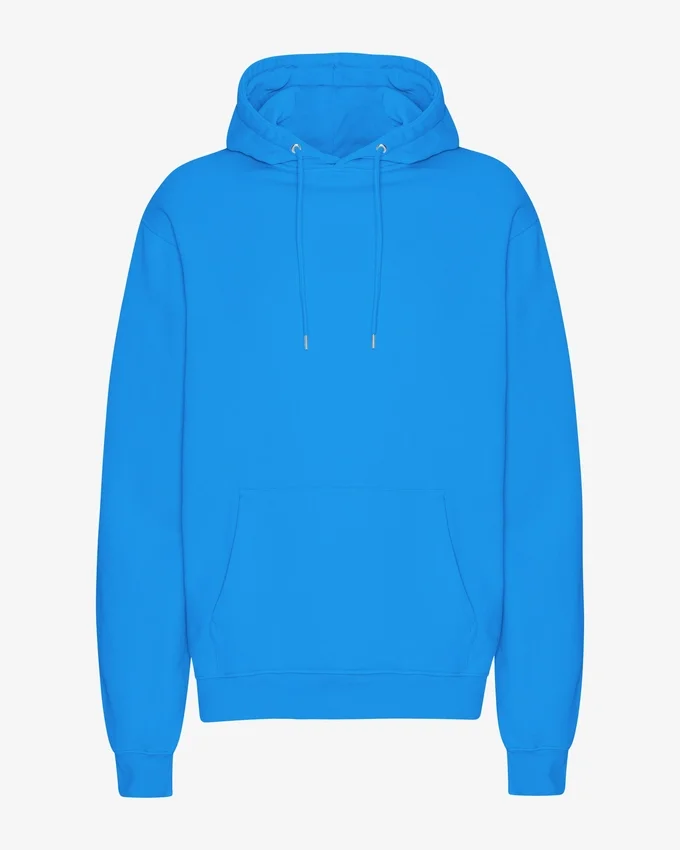 Sudadera con capucha Classic Organic de algodón orgánico - Azul Pacífico