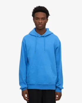Sudadera con capucha Classic Organic de algodón orgánico – Azul Pacífico