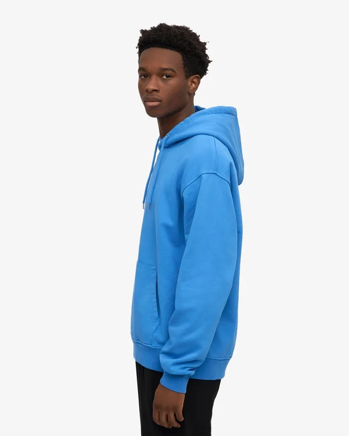 Sudadera con capucha Classic Organic de algodón orgánico - Azul Pacífico