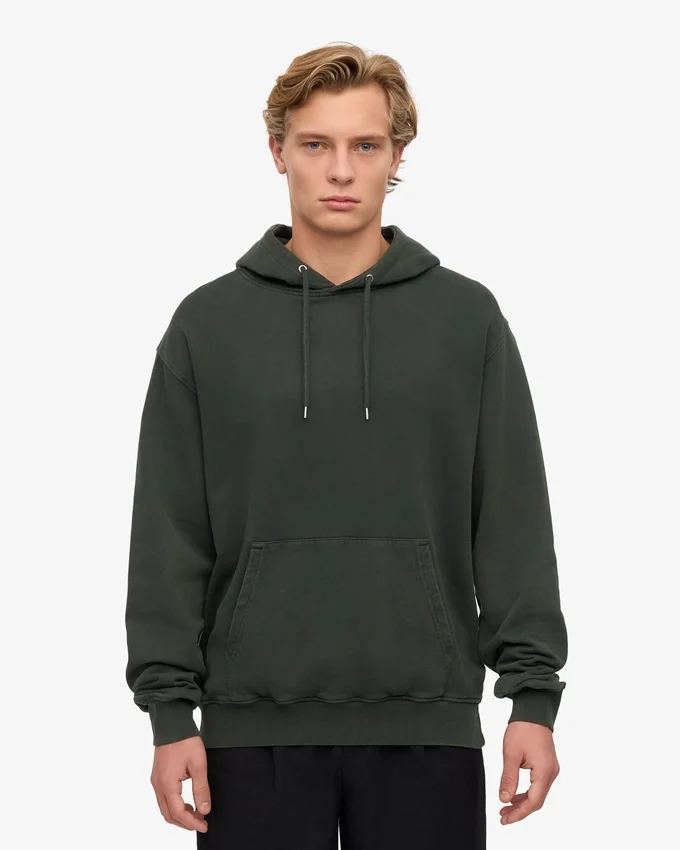 Sudadera con capucha Classic Organic de algodón orgánico - Bosque de medianoche