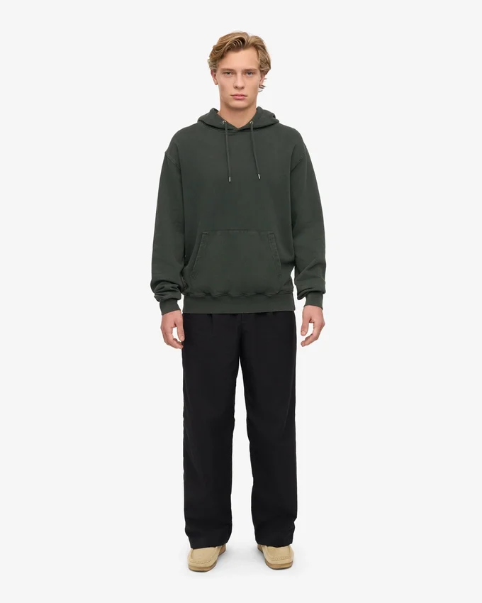 Sudadera con capucha Classic Organic de algodón orgánico - Bosque de medianoche