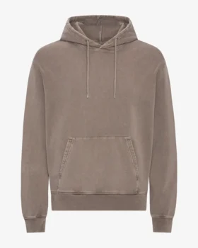 Sudadera con capucha Classic Organic de algodón orgánico - Caqui descolorido