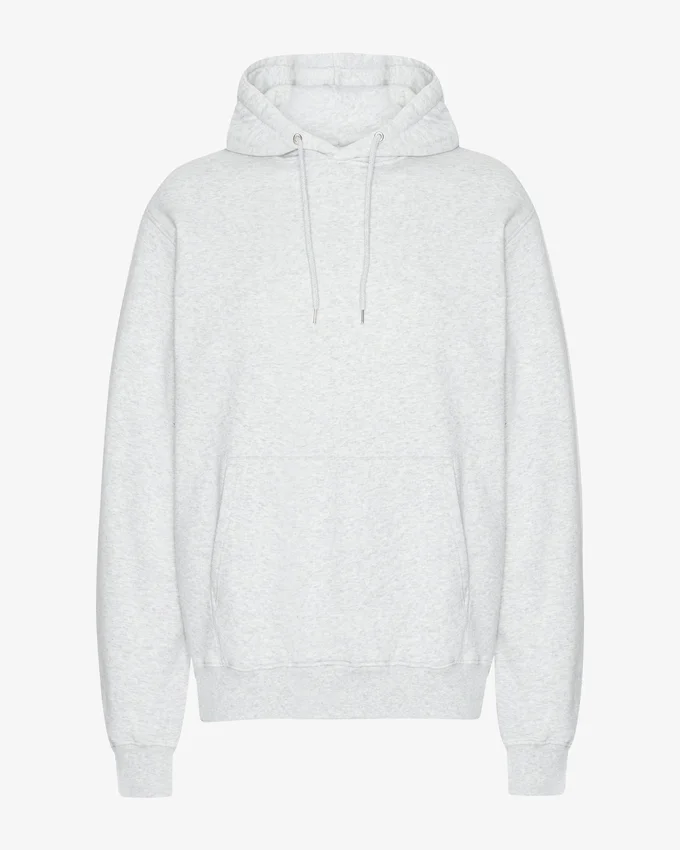 Sudadera con capucha Classic Organic de algodón orgánico - Mezcla de colores nieve