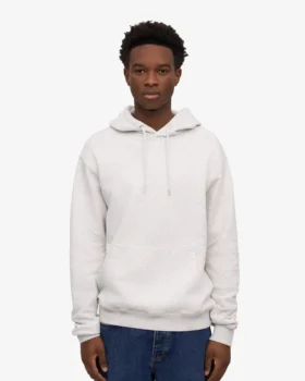 Sudadera con capucha Classic Organic de algodón orgánico – Mezcla de colores nieve