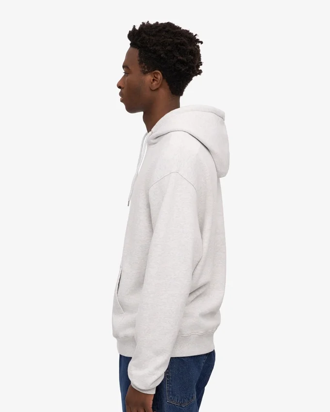 Sudadera con capucha Classic Organic de algodón orgánico - Mezcla de colores nieve