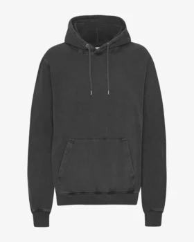 Sudadera con capucha Classic Organic de algodón orgánico - Negro descolorido