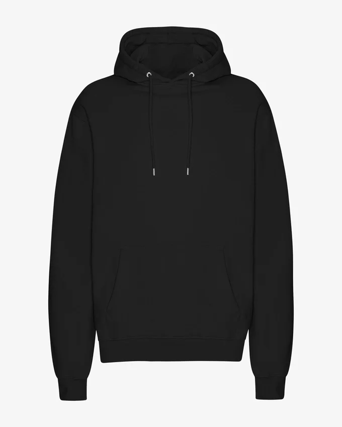 Sudadera con capucha Classic Organic de algodón orgánico - Negro intenso