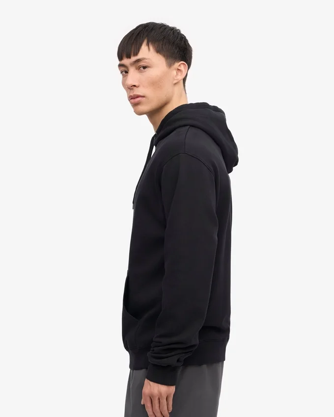 Sudadera con capucha Classic Organic de algodón orgánico - Negro intenso
