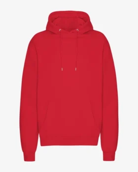 Sudadera con capucha Classic Organic de algodón orgánico - Rojo escarlata
