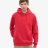 Sudadera con capucha Classic Organic de algodón orgánico - Rojo escarlata