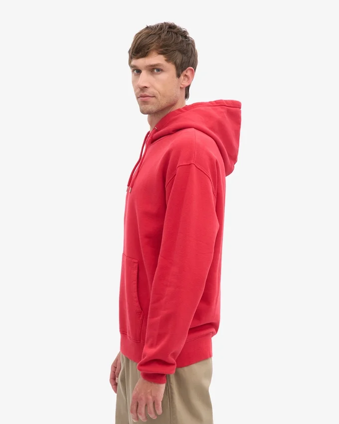 Sudadera con capucha Classic Organic de algodón orgánico - Rojo escarlata