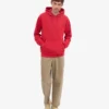 Sudadera con capucha Classic Organic de algodón orgánico - Rojo escarlata