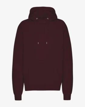 Sudadera con capucha Classic Organic de algodón orgánico - Rojo sangre