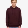 Sudadera con capucha Classic Organic de algodón orgánico - Rojo sangre