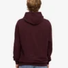 Sudadera con capucha Classic Organic de algodón orgánico - Rojo sangre