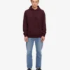 Sudadera con capucha Classic Organic de algodón orgánico - Rojo sangre