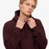 Sudadera con capucha Classic Organic de algodón orgánico - Rojo sangre