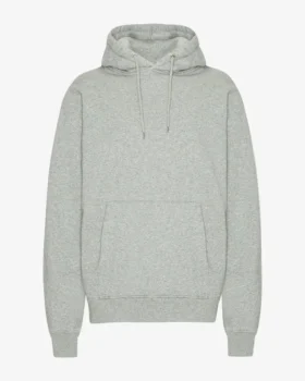 Sudadera con capucha Classic Organic - Gris jaspeado