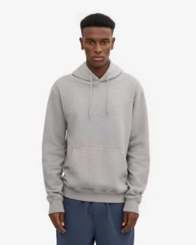 Sudadera con capucha Classic Organic – Gris jaspeado