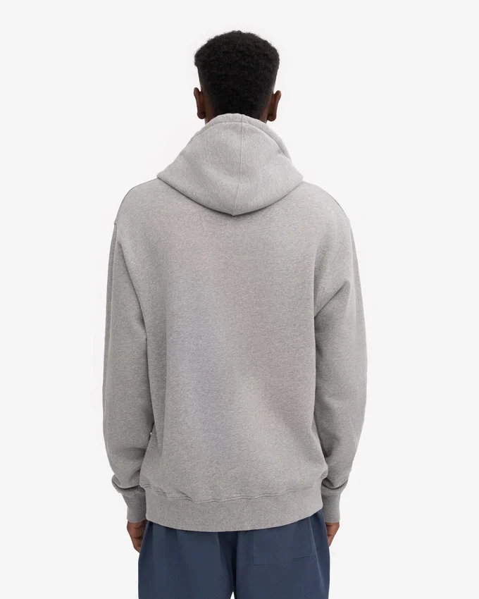 Sudadera con capucha Classic Organic - Gris jaspeado
