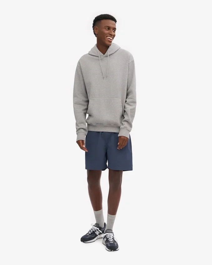 Sudadera con capucha Classic Organic - Gris jaspeado