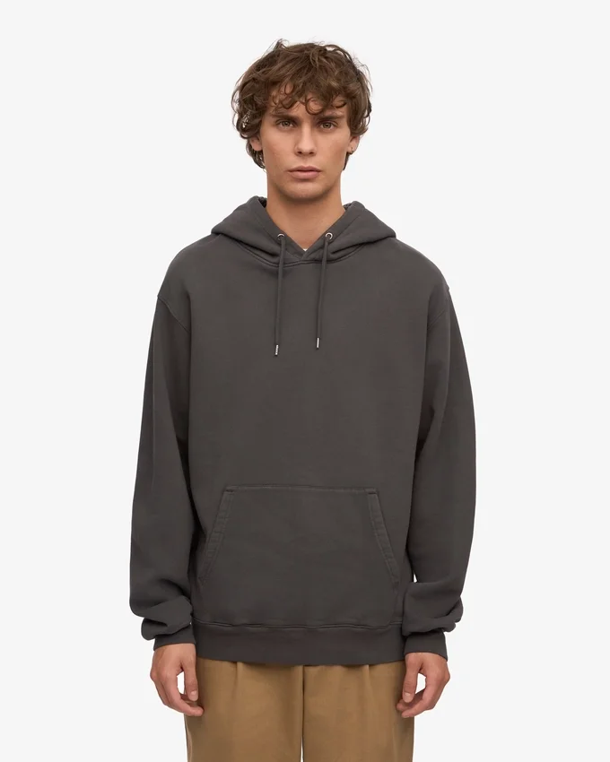 Sudadera con capucha Classic Organic - Gris lava