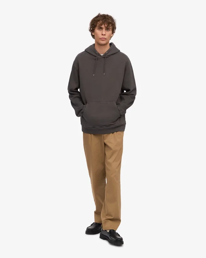 Sudadera con capucha Classic Organic - Gris lava