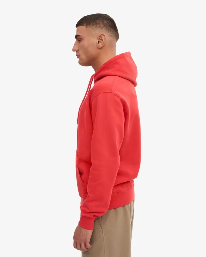 Sudadera con capucha Classic Organic - Mandarina roja