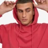 Sudadera con capucha Classic Organic - Rojo descolorido