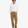 Sudadera con capucha corta y cremallera de algodón orgánico - Blanco óptico