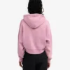 Sudadera con capucha corta y cremallera de algodón orgánico - Flor de cerezo