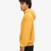 Sudadera con capucha extragrande de algodón orgánico - Amarillo quemado