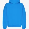 Sudadera con capucha extragrande de algodón orgánico - Azul Pacífico