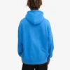 Sudadera con capucha extragrande de algodón orgánico - Azul Pacífico