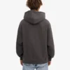 Sudadera con capucha extragrande de algodón orgánico - Gris lava