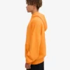 Sudadera con capucha extragrande de algodón orgánico - Naranja soleado