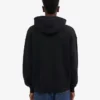 Sudadera con capucha extragrande de algodón orgánico - Negro intenso
