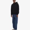 Sudadera con capucha extragrande de algodón orgánico - Negro intenso