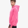 Sudadera con capucha extragrande de algodón orgánico - Rosa chicle