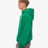 Sudadera con capucha extragrande de algodón orgánico - Verde Kelly