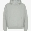 Sudadera con capucha orgánica oversize - Gris jaspeado