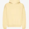 Sudadera con capucha oversize de algodón orgánico - Amarillo suave