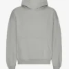 Sudadera con capucha oversize de algodón orgánico - Azul acero