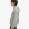Sudadera con capucha oversize de algodón orgánico - Azul acero