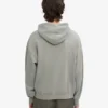 Sudadera con capucha oversize de algodón orgánico - Azul acero