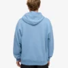 Sudadera con capucha oversize de algodón orgánico - Azul mar