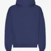 Sudadera con capucha oversize de algodón orgánico - Azul marino