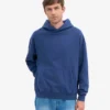 Sudadera con capucha oversize de algodón orgánico - Azul marino