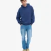 Sudadera con capucha oversize de algodón orgánico - Azul marino