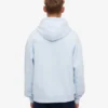 Sudadera con capucha oversize de algodón orgánico - Azul polar